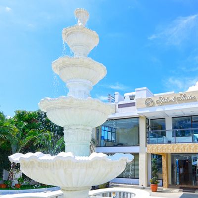 Fountain and facade